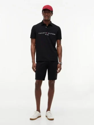 Polo con logo Tommy ricamato