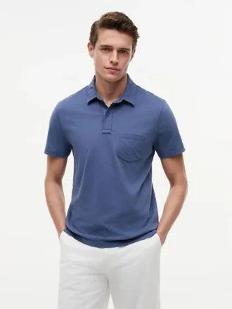 Polo con taschino in jersey dalla vestibilità regolare
