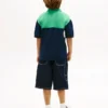 Polo da rugby a blocchi di colore per bambini Polo da rugby a blocchi di colore per bambini