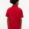 Polo elasticizzata con bandiera a blocchi di colore per bambini
