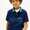 Polo elasticizzata con logo Hilfiger per bambini Polo elasticizzata con logo Hilfiger per bambini