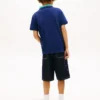Polo elasticizzata con logo Hilfiger per bambini Polo elasticizzata con logo Hilfiger per bambini