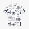 Polo elasticizzata con logo su tutta la superficie per bambini Polo elasticizzata con logo su tutta la superficie per bambini