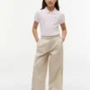 Polo elasticizzata con maniche a sbuffo per bambini Polo elasticizzata con maniche a sbuffo per bambini