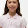 Polo elasticizzata con maniche a sbuffo per bambini Polo elasticizzata con maniche a sbuffo per bambini
