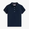 Polo elasticizzata con maniche a sbuffo per bambini