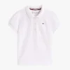 Polo elasticizzata con maniche a sbuffo per bambini Polo elasticizzata con maniche a sbuffo per bambini