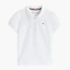 Polo elasticizzata con maniche a sbuffo per bambini Polo elasticizzata con maniche a sbuffo per bambini