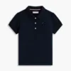Polo elasticizzata con maniche a sbuffo per bambini