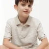 Polo elasticizzata con stampa tropicale per bambini Polo elasticizzata con stampa tropicale per bambini