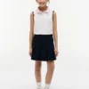 Polo elasticizzata senza maniche a righe per bambini