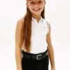 Polo elasticizzata senza maniche per bambini
