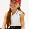 Polo elasticizzata senza maniche per bambini