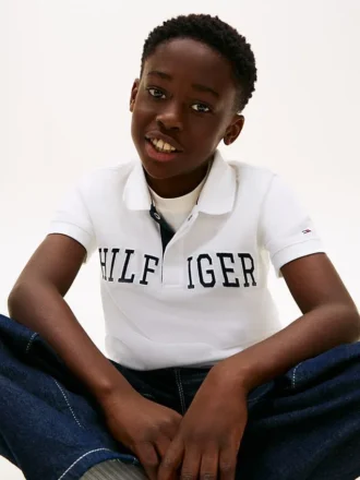 Polo Hilfiger con grafica per bambini