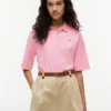 Polo in cotone interlock dalla vestibilità comoda Polo in cotone interlock dalla vestibilità comoda
