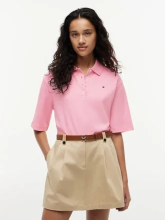 Polo in cotone interlock dalla vestibilità comoda