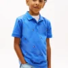 Polo per bambini con stampa bandiera su tutta la superficie Polo per bambini con stampa bandiera su tutta la superficie