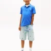 Polo per bambini con stampa bandiera su tutta la superficie Polo per bambini con stampa bandiera su tutta la superficie