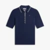 Polo slim fit a maniche corte con bordi Polo slim fit a maniche corte con bordi