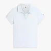Polo slim fit con logo foglia d’alloro