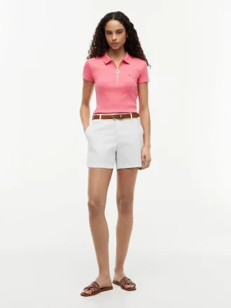 Polo slim fit con zip Polo slim fit con zip