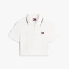 Polo Tommy Jeans dal taglio boxy e corto