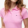 Polo Tommy Jeans Slim Fit in maglia a costine