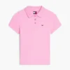 Polo Tommy Jeans Slim Fit in maglia a costine