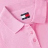 Polo Tommy Jeans Slim Fit in maglia a costine