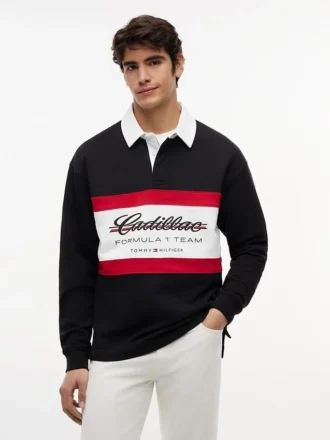 Polo Tommy x Cadillac F1® Team Script Rugby