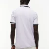 Polo traspirante con bordi a contrasto, vestibilità regolare Polo traspirante con bordi a contrasto, vestibilità regolare