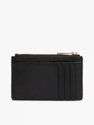 Portacarte con logo monogramma e cerniera