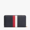 Portafoglio con zip a righe