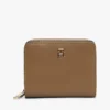 Portafoglio con zip e logo monogramma
