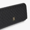 Portafoglio grande con patta e monogramma su tutta la superficie Portafoglio grande con patta e monogramma su tutta la superficie