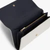 Portafoglio grande con patta e monogramma su tutta la superficie Portafoglio grande con patta e monogramma su tutta la superficie