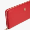 Portafoglio grande con zip e logo monogramma Portafoglio grande con zip e logo monogramma