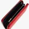 Portafoglio grande con zip e logo monogramma Portafoglio grande con zip e logo monogramma