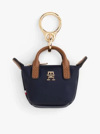 Portamonete con monogramma e ciondolo per borsa