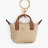 Portamonete con monogramma e ciondolo per borsa Portamonete con monogramma e ciondolo per borsa