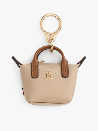 Portamonete con monogramma e ciondolo per borsa