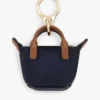 Portamonete con monogramma e ciondolo per borsa Portamonete con monogramma e ciondolo per borsa