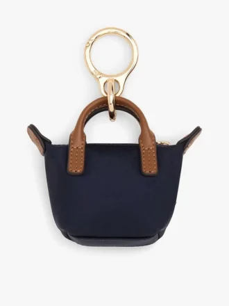 Portamonete con monogramma e ciondolo per borsa