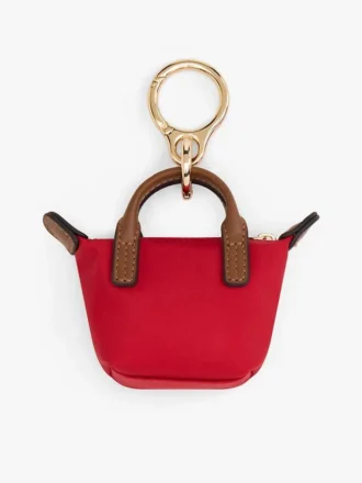 Portamonete con monogramma e ciondolo per borsa