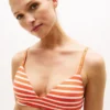Reggiseno a triangolo a righe Reggiseno a triangolo a righe