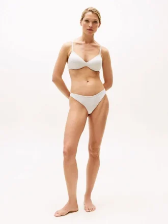 Reggiseno push-up senza ferretti con logo ripetuto
