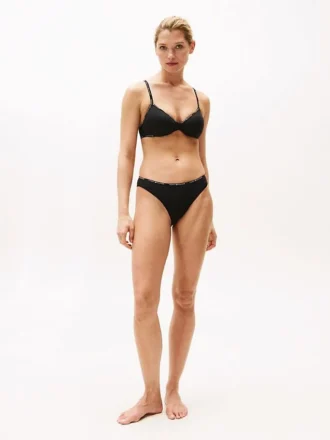 Reggiseno push-up senza ferretti con logo ripetuto Reggiseno push-up senza ferretti con logo ripetuto