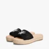 Sandali espadrillas con monogramma in caratteri calligrafici Sandali espadrillas con monogramma in caratteri calligrafici