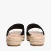 Sandali espadrillas con monogramma in caratteri calligrafici Sandali espadrillas con monogramma in caratteri calligrafici