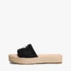 Sandali espadrillas con monogramma in caratteri calligrafici Sandali espadrillas con monogramma in caratteri calligrafici